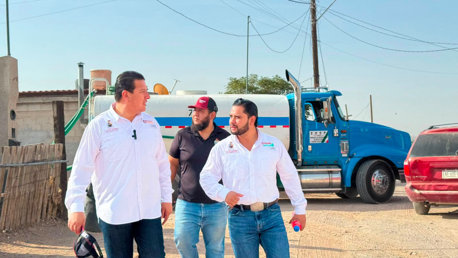 Refuerzan suministro de agua potable en sectores con mayor rezago de Juárez